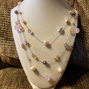 Lia Sophia Vintage Rose necklace